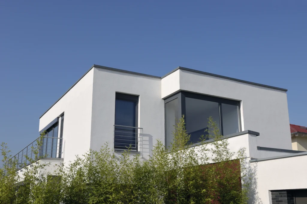 Putzfassadenreinigung Wohnhaus Haus Einfamilienhaus
