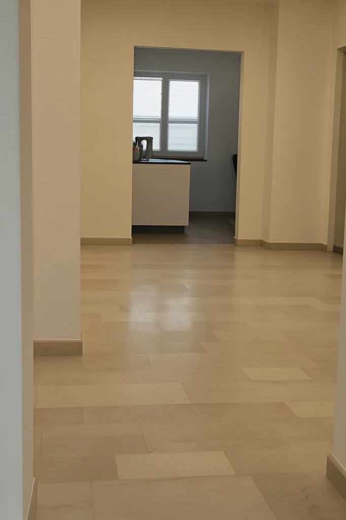 Schleifen Kalkstein Naturstein mit Diamantpads